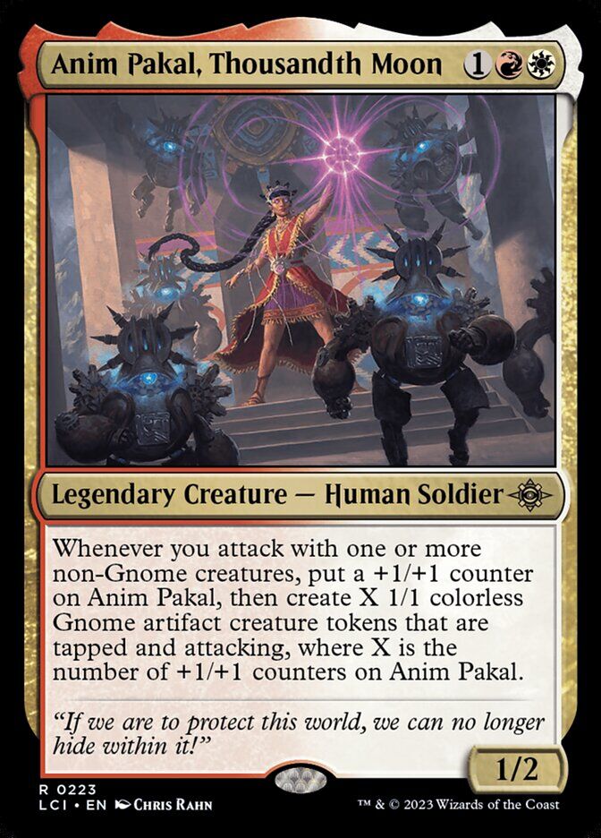The Lost Caverns of Ixalan #223 Anim Pakal, Thousandth Moon