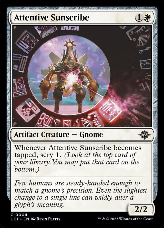 The Lost Caverns of Ixalan #4 Attentive Sunscribe