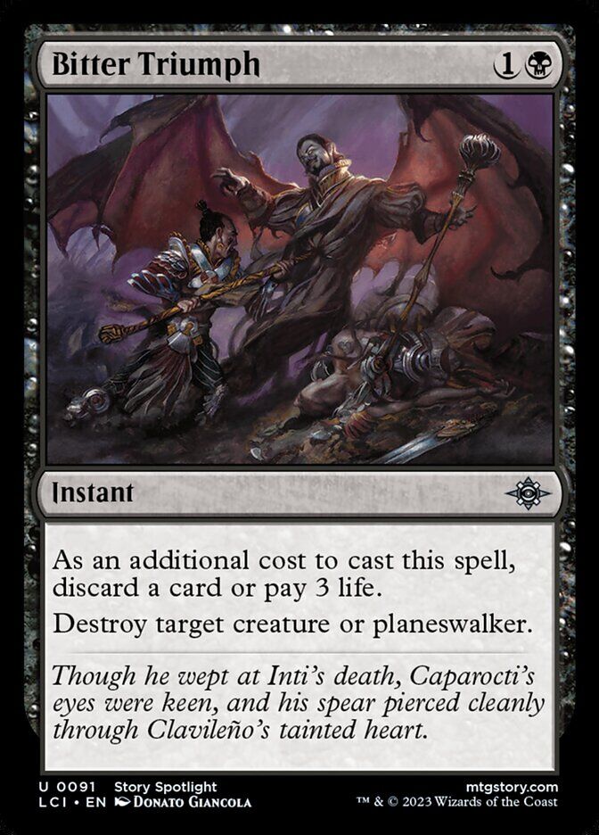 The Lost Caverns of Ixalan #91 Bitter Triumph
