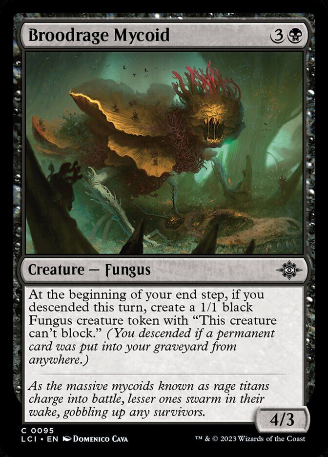 The Lost Caverns of Ixalan #95 Broodrage Mycoid