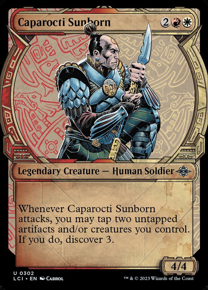 The Lost Caverns of Ixalan #302 Caparocti Sunborn (Showcase)