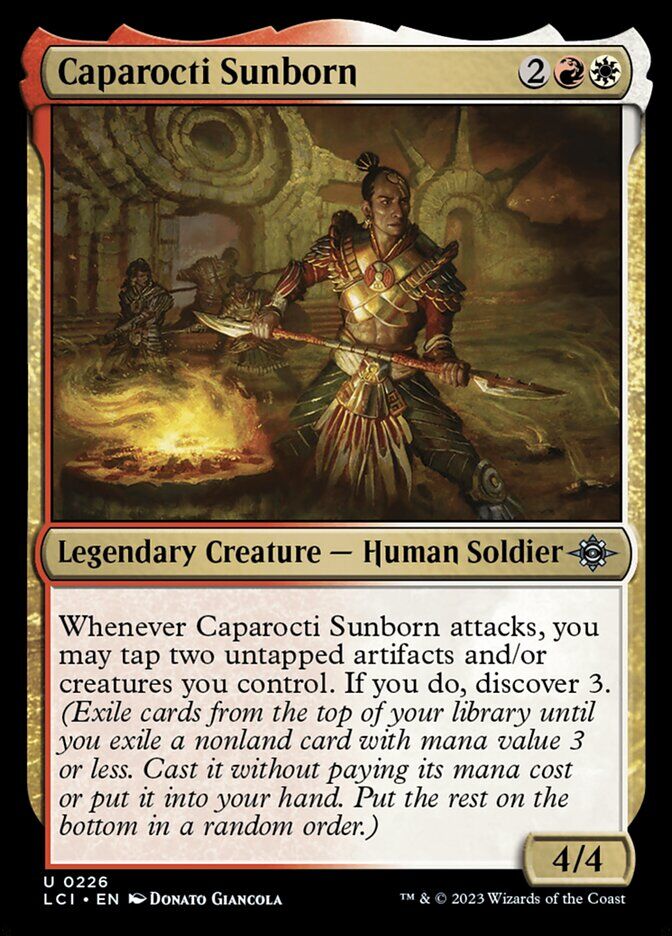 The Lost Caverns of Ixalan #226 Caparocti Sunborn