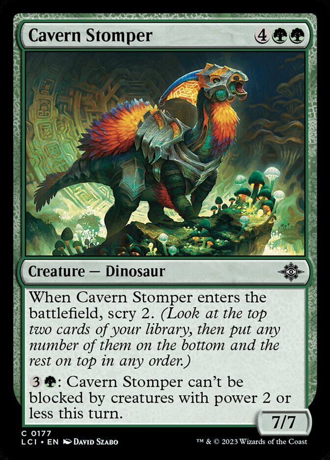 The Lost Caverns of Ixalan #177 Cavern Stomper
