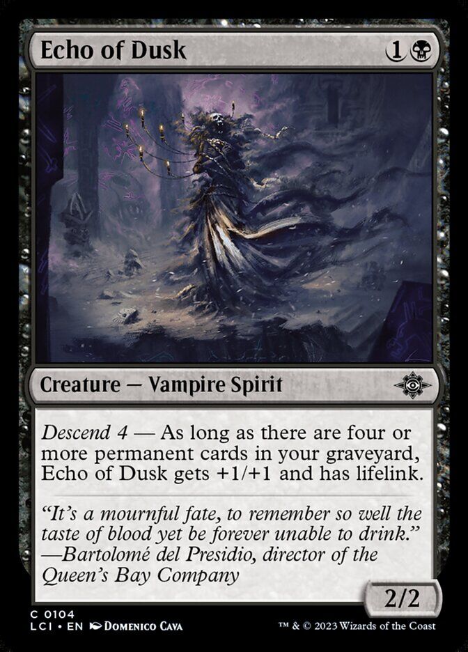 The Lost Caverns of Ixalan #104 Echo of Dusk