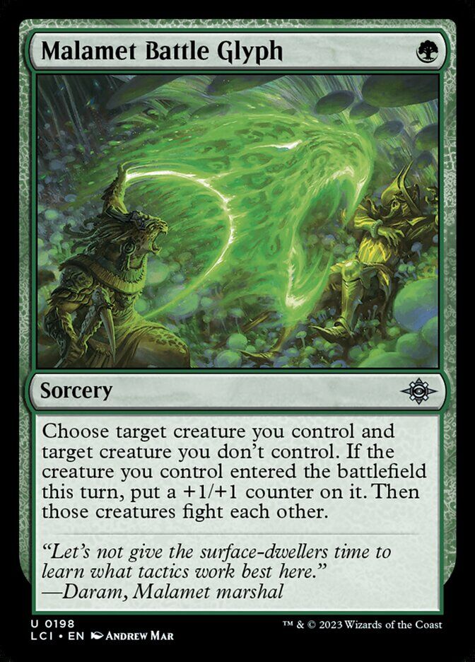 The Lost Caverns of Ixalan #198 Malamet Battle Glyph