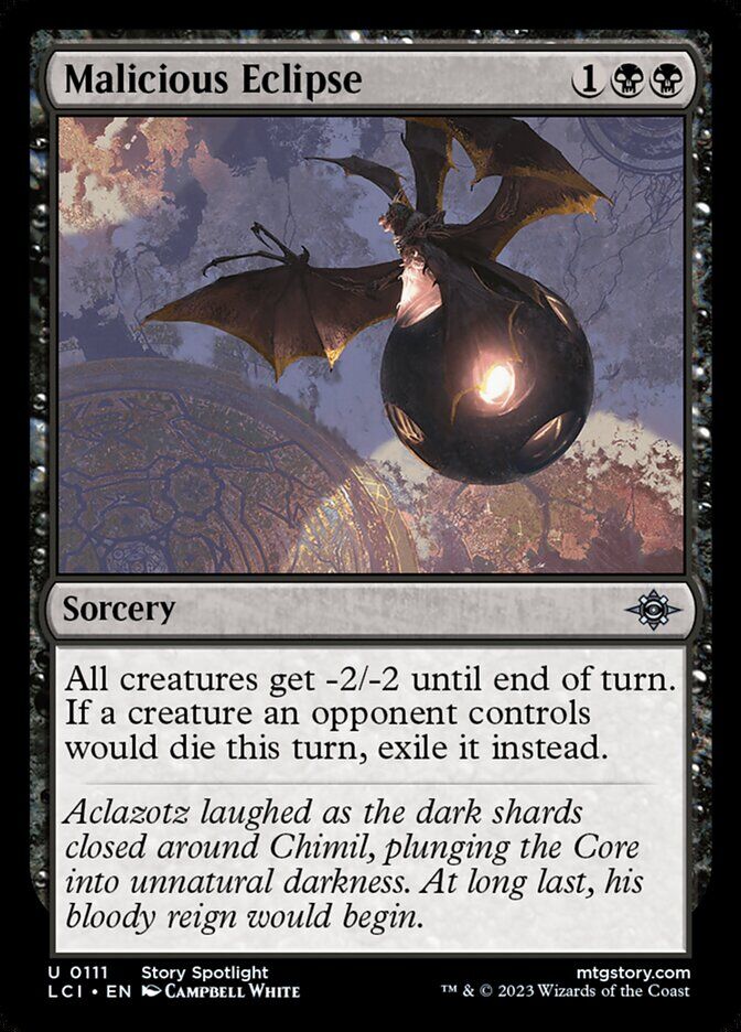 The Lost Caverns of Ixalan #111 Malicious Eclipse