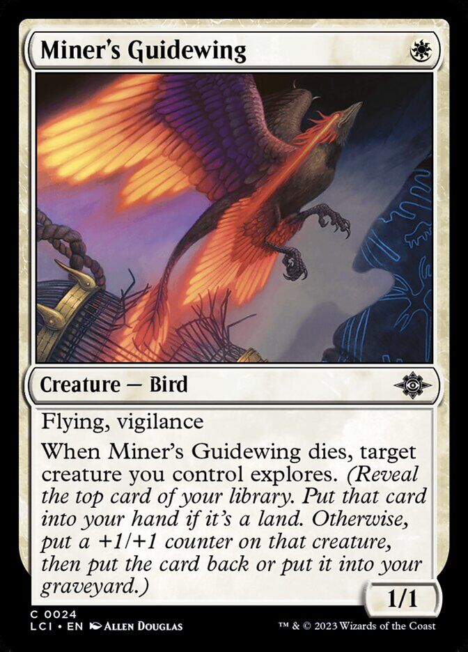 The Lost Caverns of Ixalan #24 Miner's Guidewing