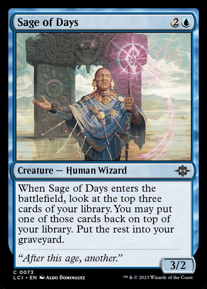 The Lost Caverns of Ixalan #73 Sage of Days