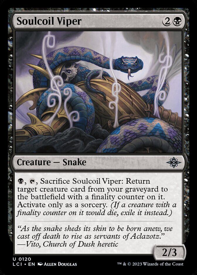 The Lost Caverns of Ixalan #120 Soulcoil Viper