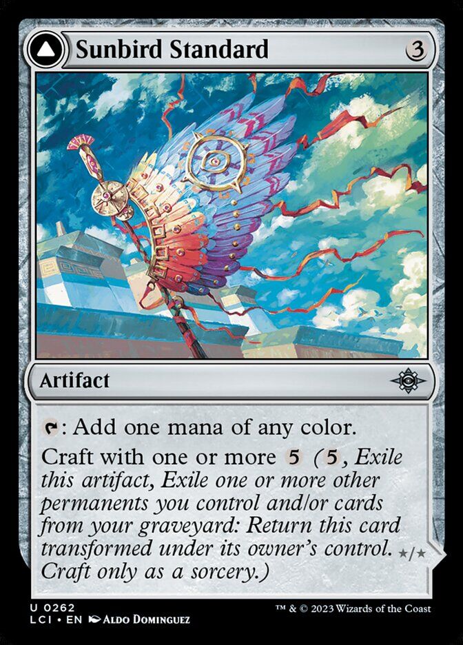 The Lost Caverns of Ixalan #262 Sunbird Standard
