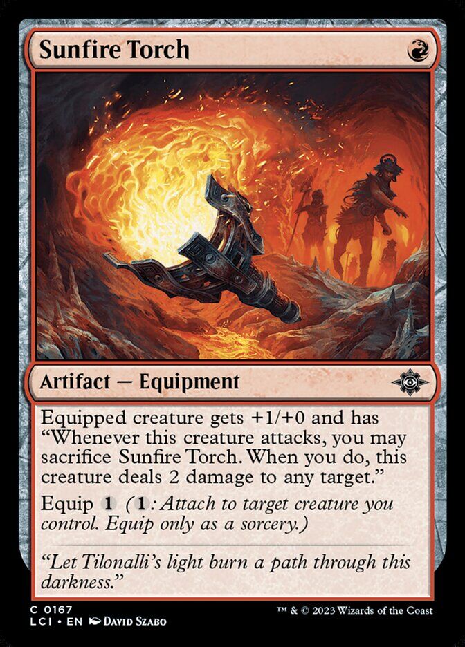 The Lost Caverns of Ixalan #167 Sunfire Torch