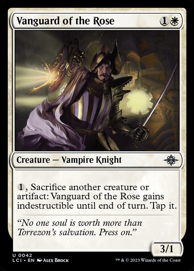 The Lost Caverns of Ixalan #42 Vanguard of the Rose