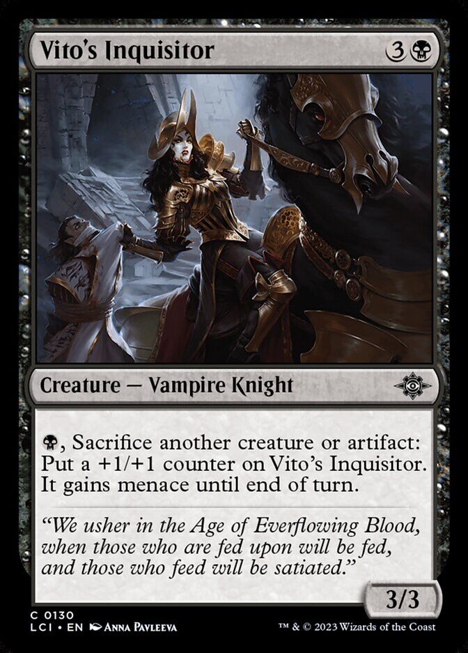 The Lost Caverns of Ixalan #130 Vito's Inquisitor