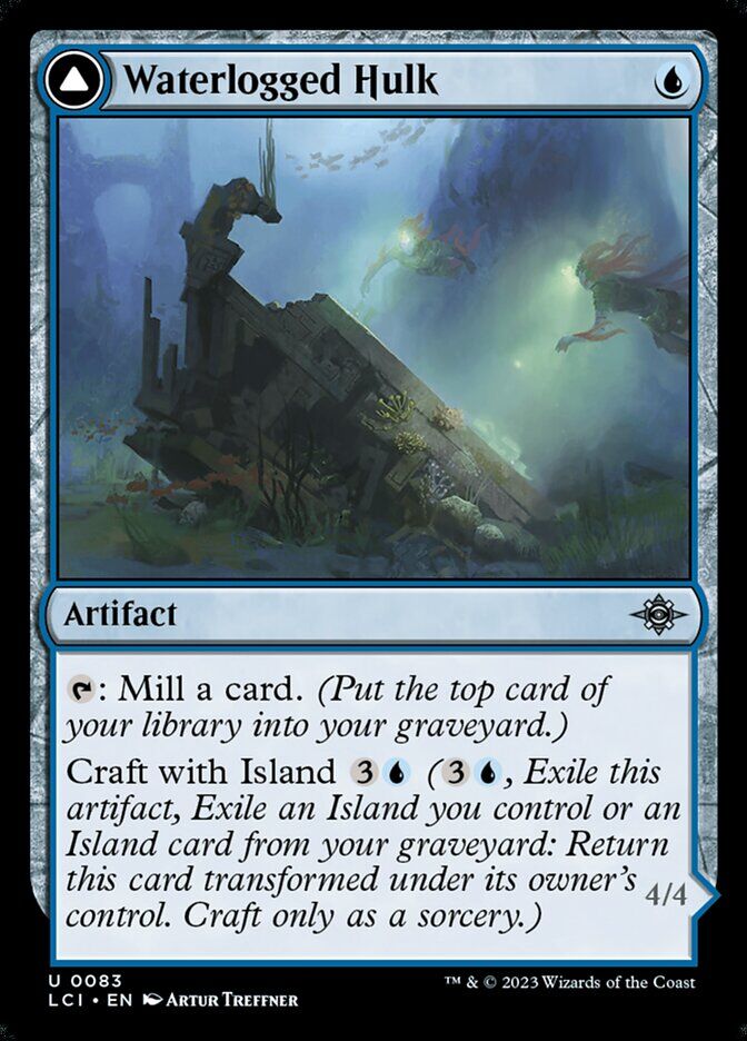 The Lost Caverns of Ixalan #83 Waterlogged Hulk