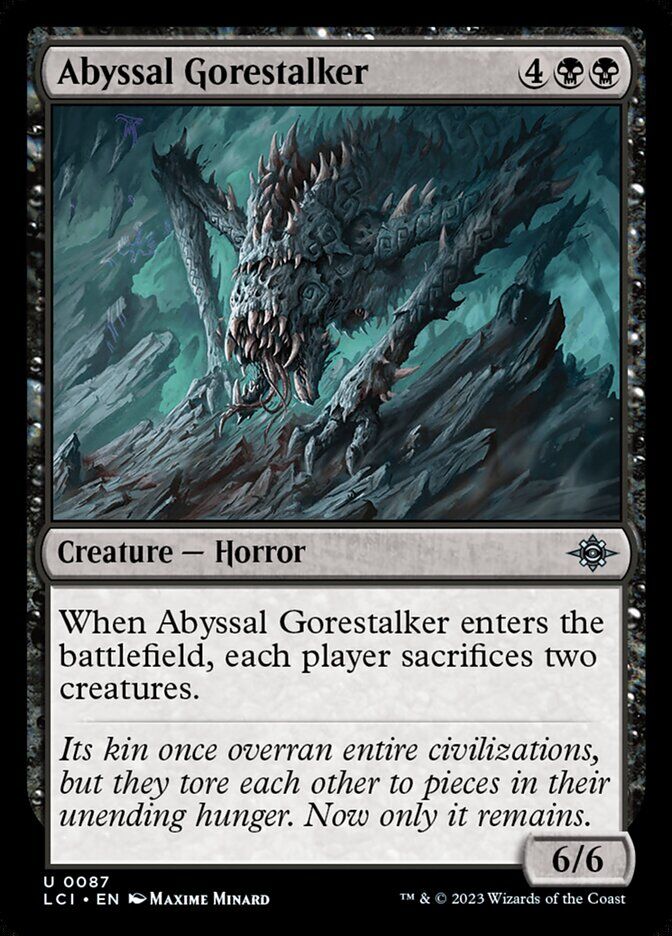 The Lost Caverns of Ixalan #87 Abyssal Gorestalker