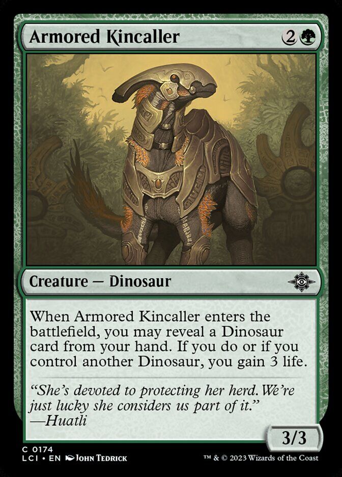 The Lost Caverns of Ixalan #174 Armored Kincaller