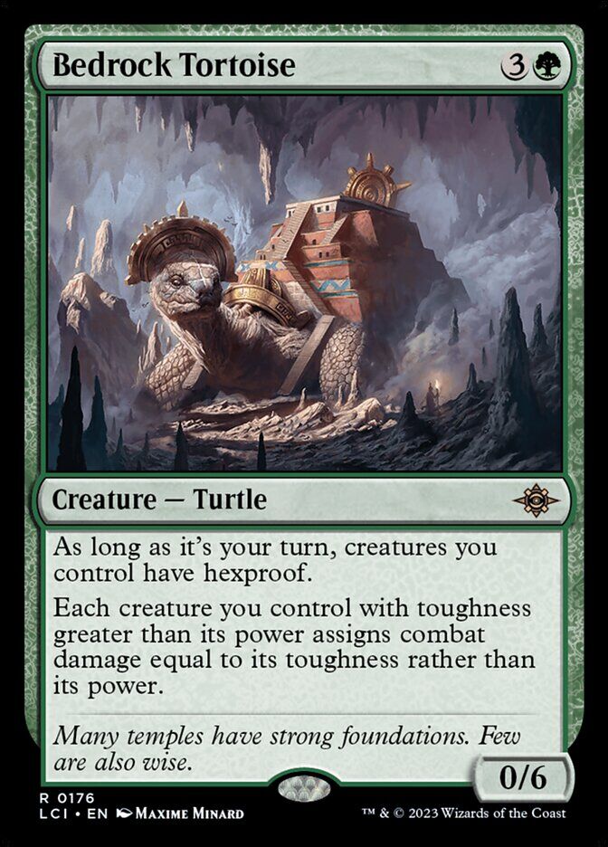 The Lost Caverns of Ixalan #176 Bedrock Tortoise