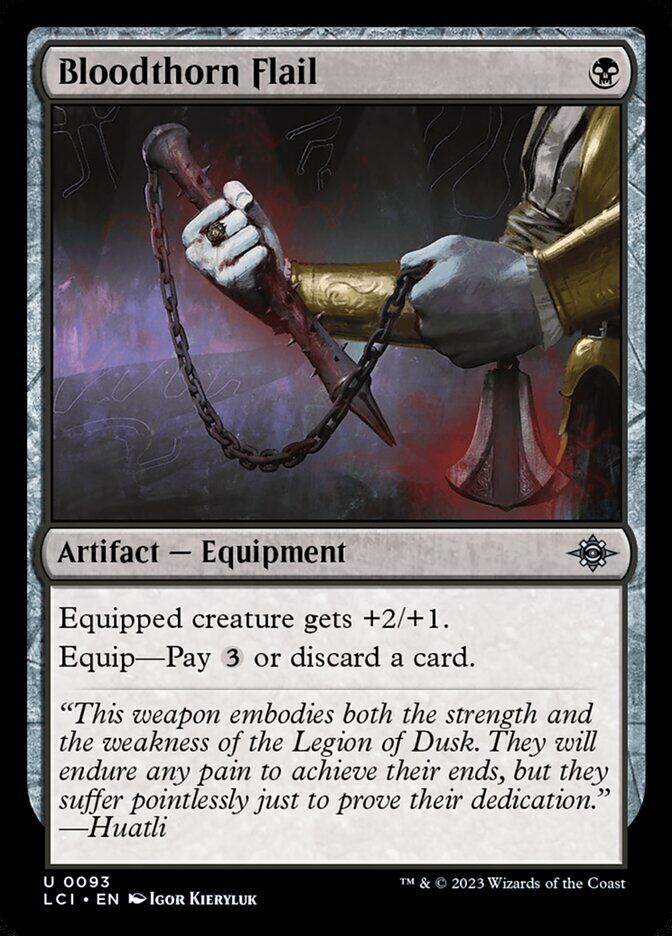 The Lost Caverns of Ixalan #93 Bloodthorn Flail