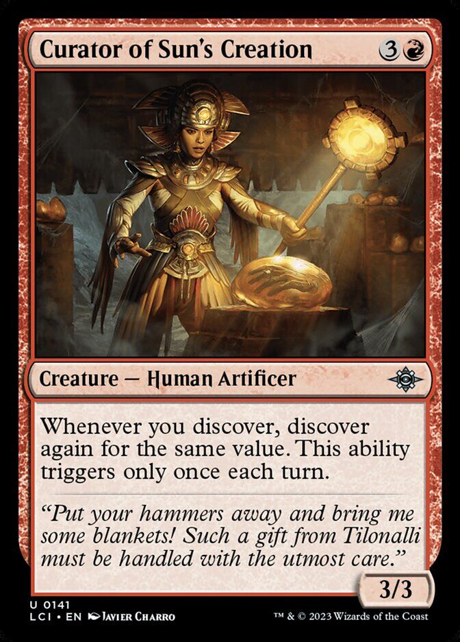 The Lost Caverns of Ixalan #141 Curator of Sun's Creation