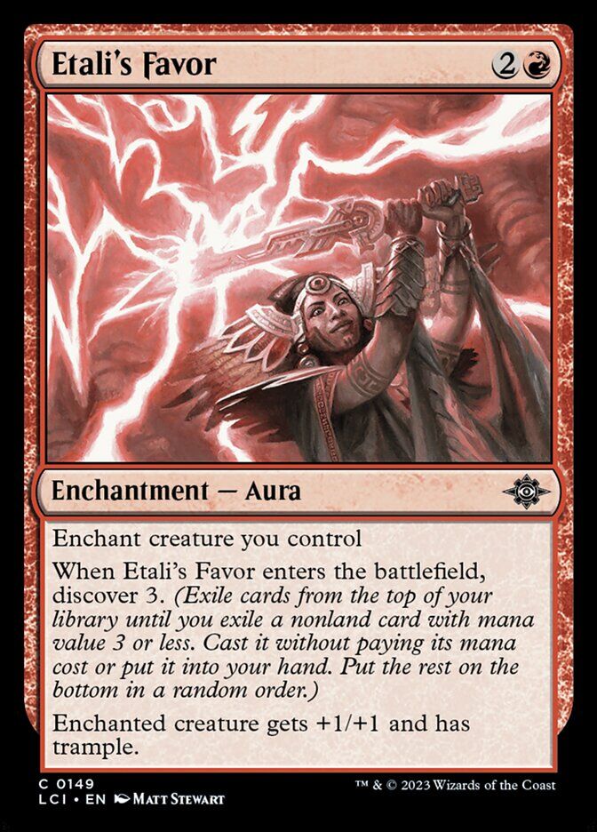 The Lost Caverns of Ixalan #149 Etali's Favor