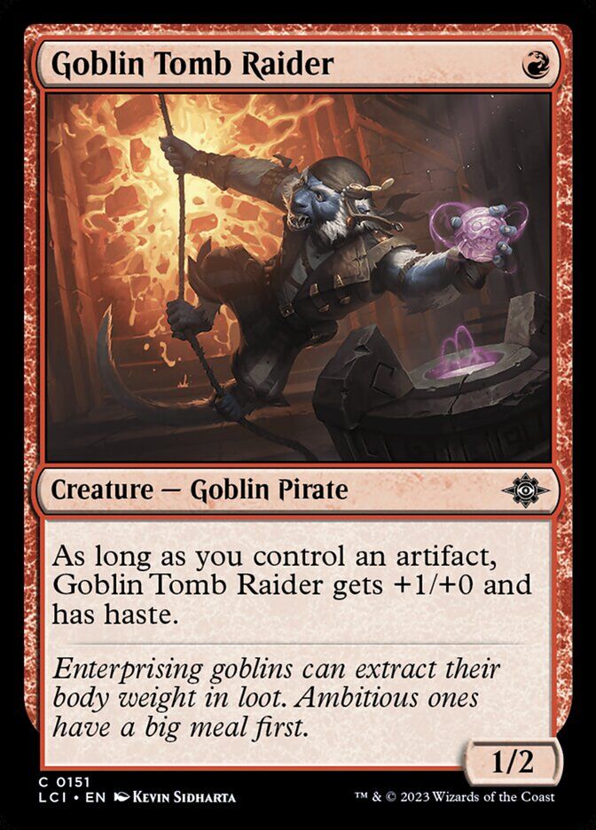 The Lost Caverns of Ixalan #151 Goblin Tomb Raider