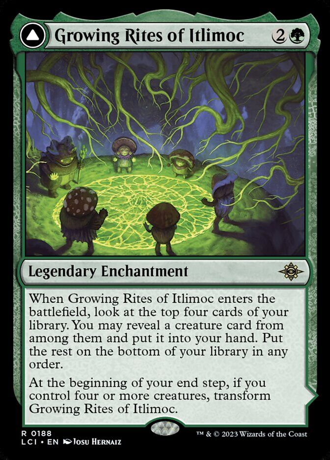 The Lost Caverns of Ixalan #188 Growing Rites of Itlimoc