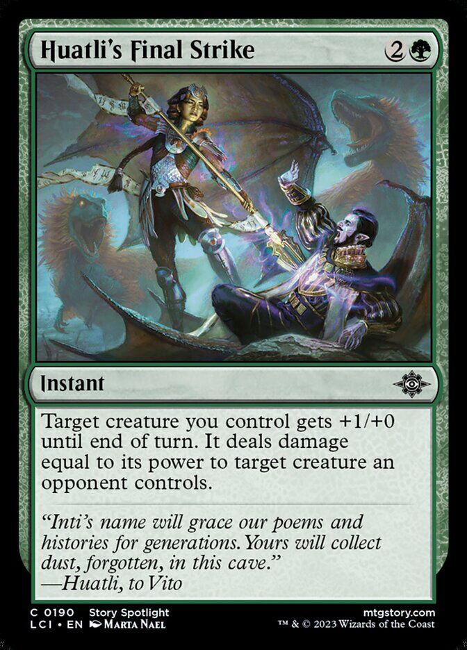 The Lost Caverns of Ixalan #190 Huatli's Final Strike