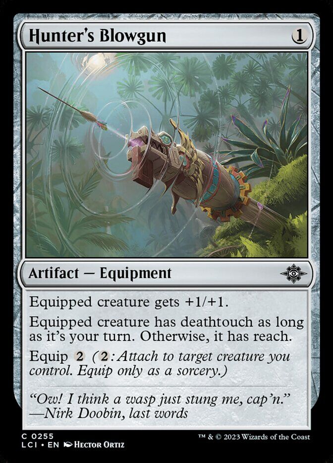 The Lost Caverns of Ixalan #255 Hunter's Blowgun