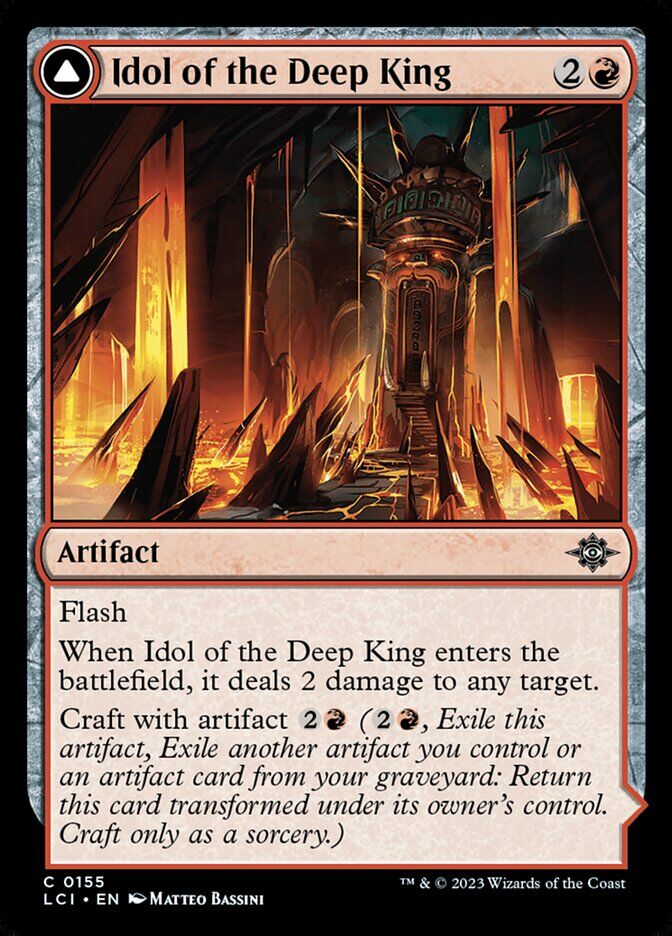 The Lost Caverns of Ixalan #155 Idol of the Deep King