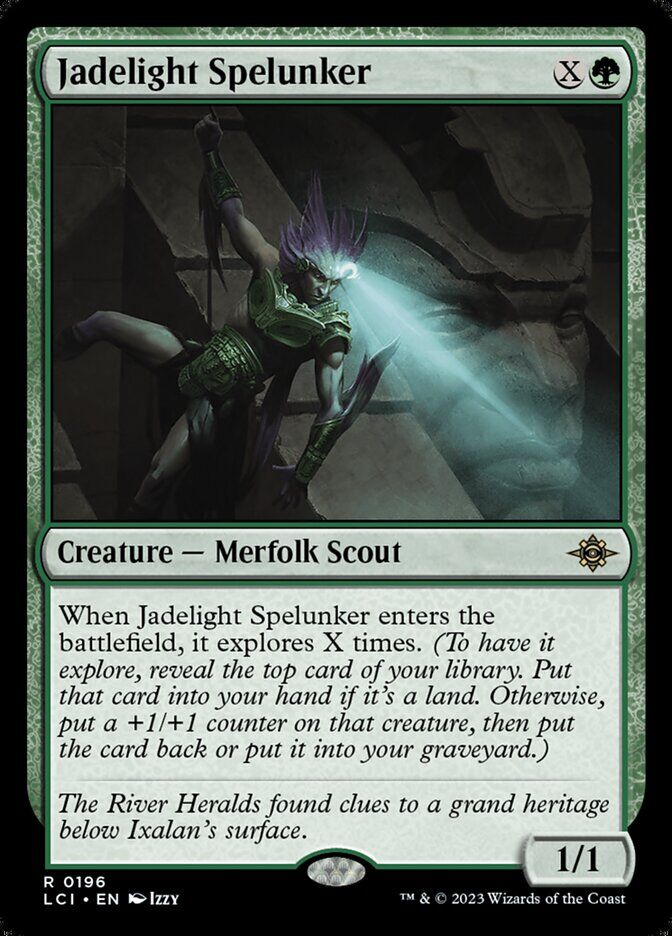 The Lost Caverns of Ixalan #196 Jadelight Spelunker