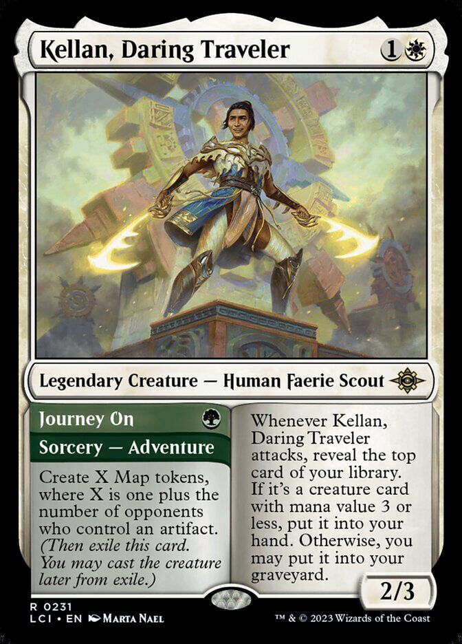 The Lost Caverns of Ixalan #231 Kellan, Daring Traveler