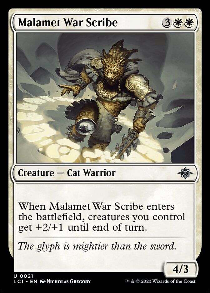 The Lost Caverns of Ixalan #21 Malamet War Scribe
