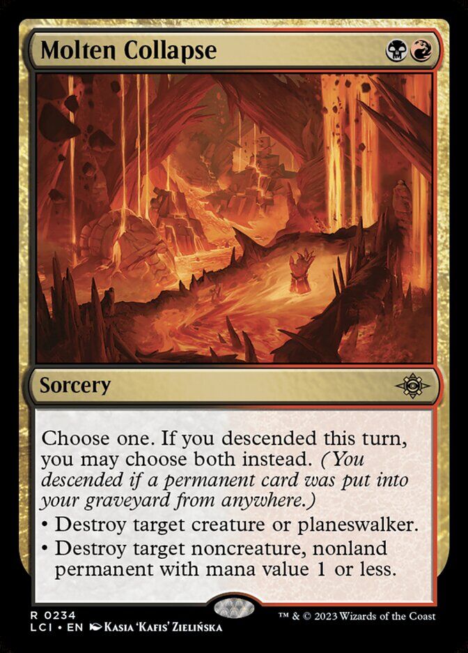The Lost Caverns of Ixalan #234 Molten Collapse