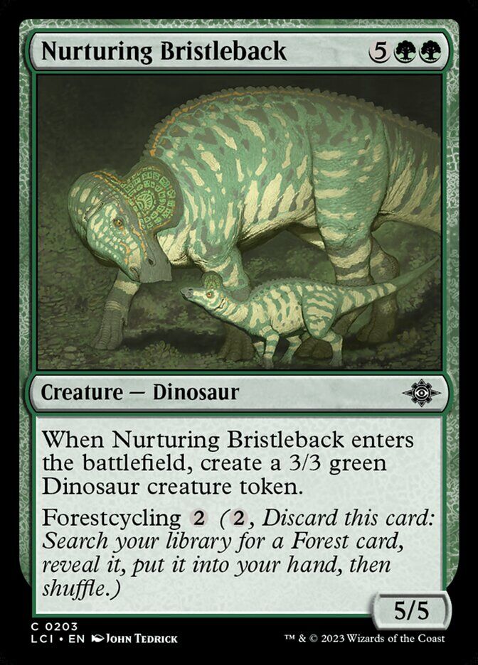 The Lost Caverns of Ixalan #203 Nurturing Bristleback