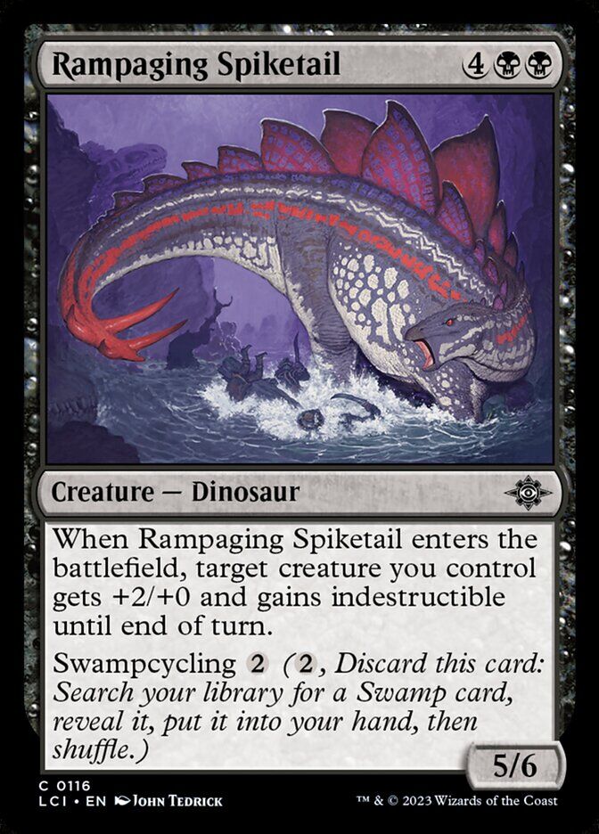 The Lost Caverns of Ixalan #116 Rampaging Spiketail