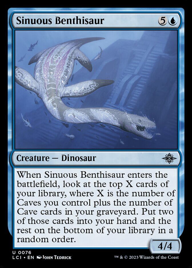 The Lost Caverns of Ixalan #76 Sinuous Benthisaur