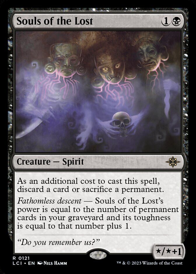 The Lost Caverns of Ixalan #121 Souls of the Lost