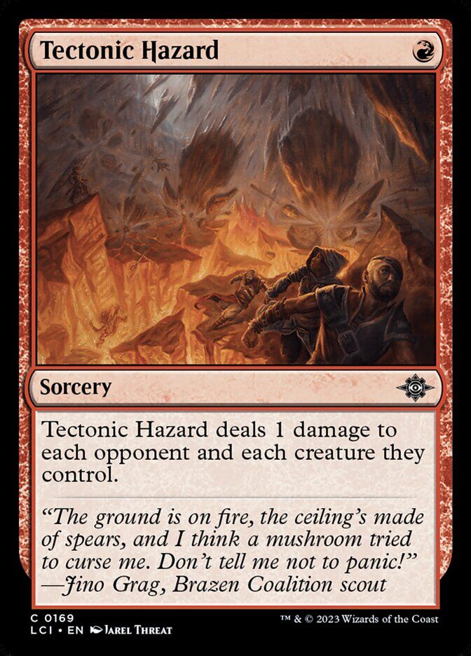 The Lost Caverns of Ixalan #169 Tectonic Hazard
