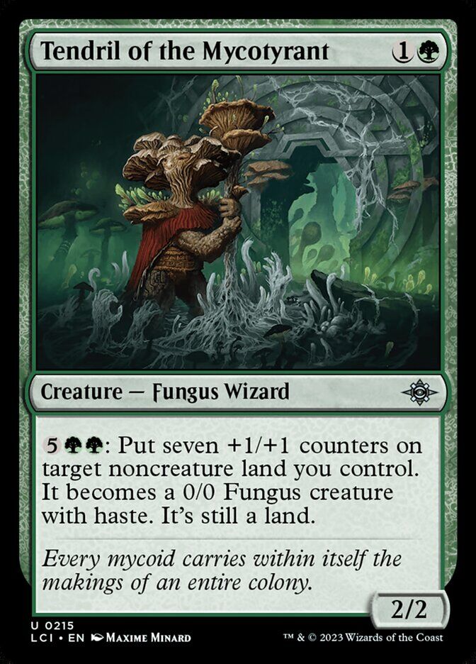 The Lost Caverns of Ixalan #215 Tendril of the Mycotyrant