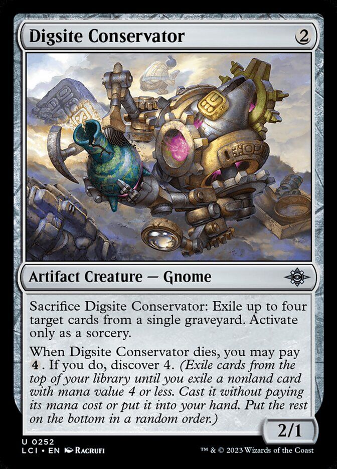 The Lost Caverns of Ixalan #252 Digsite Conservator