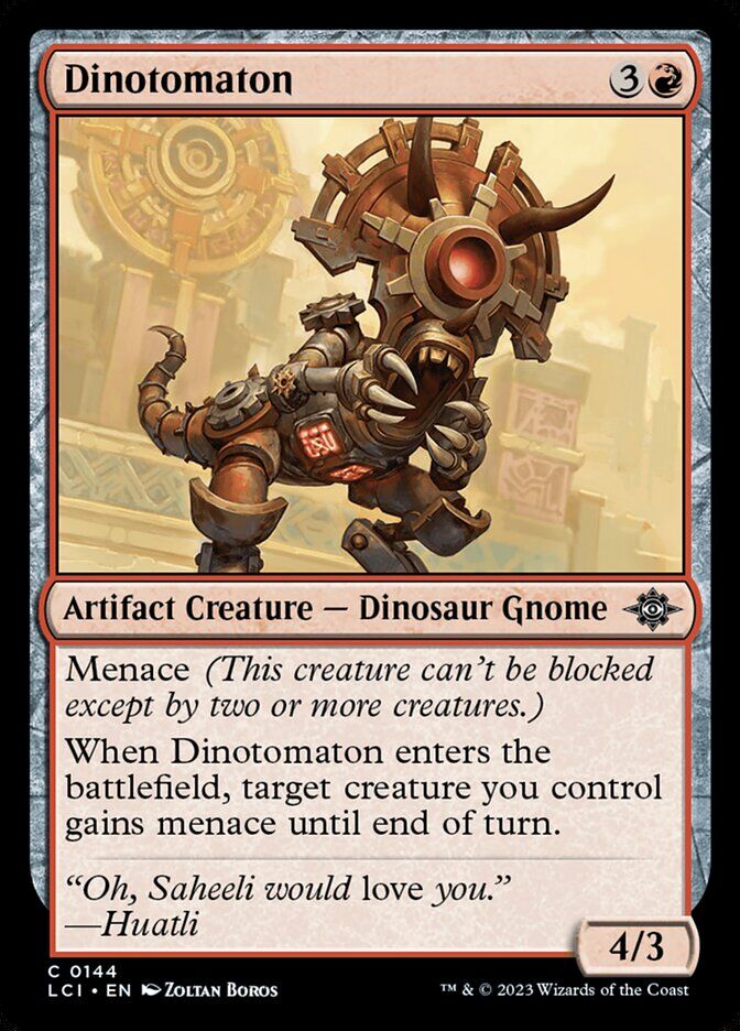 The Lost Caverns of Ixalan #144 Dinotomaton