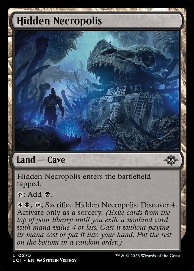 The Lost Caverns of Ixalan #275 Hidden Necropolis