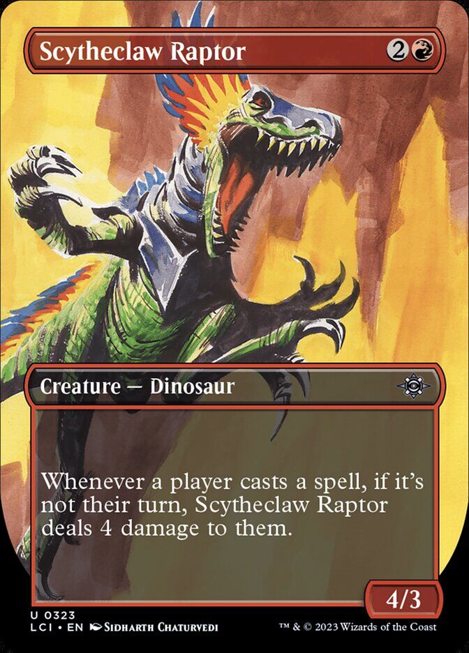 The Lost Caverns of Ixalan #323 Scytheclaw Raptor (Borderless)
