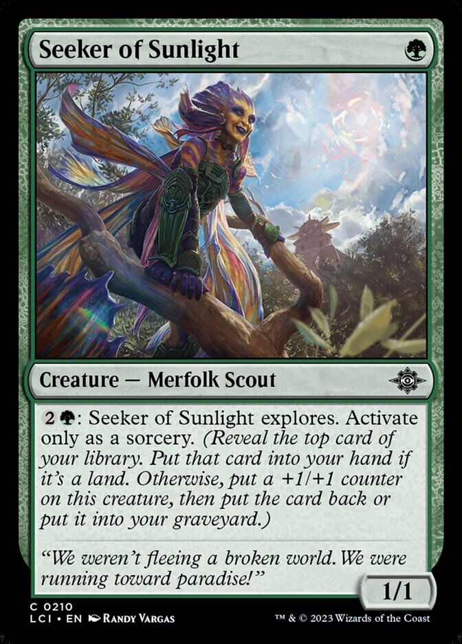 The Lost Caverns of Ixalan #210 Seeker of Sunlight