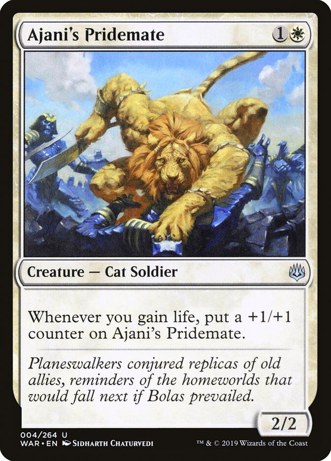 War of the Spark #4 Ajani's Pridemate