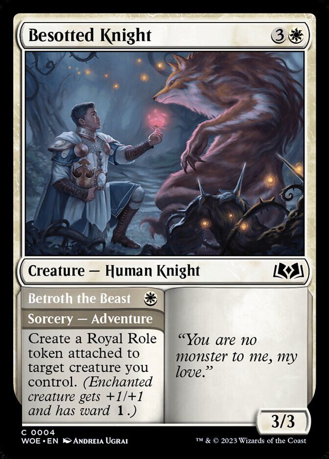 Wilds of Eldraine #4 Besotted Knight