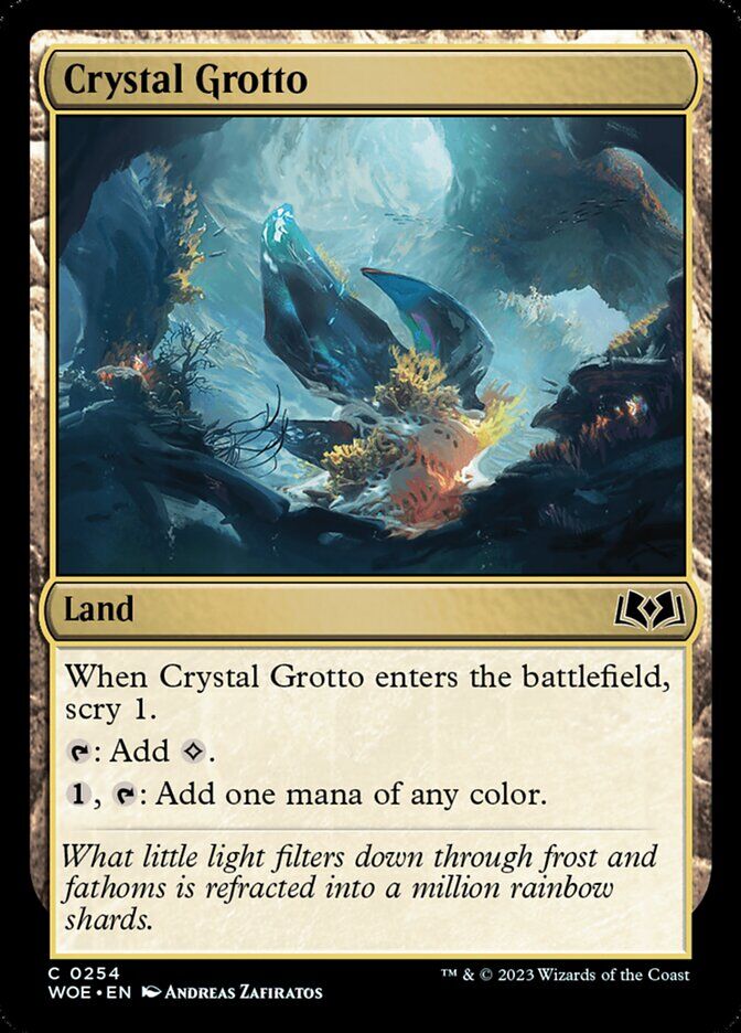 Wilds of Eldraine #254 Crystal Grotto