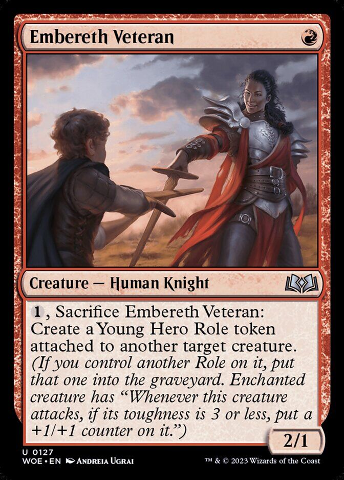 Wilds of Eldraine #127 Embereth Veteran