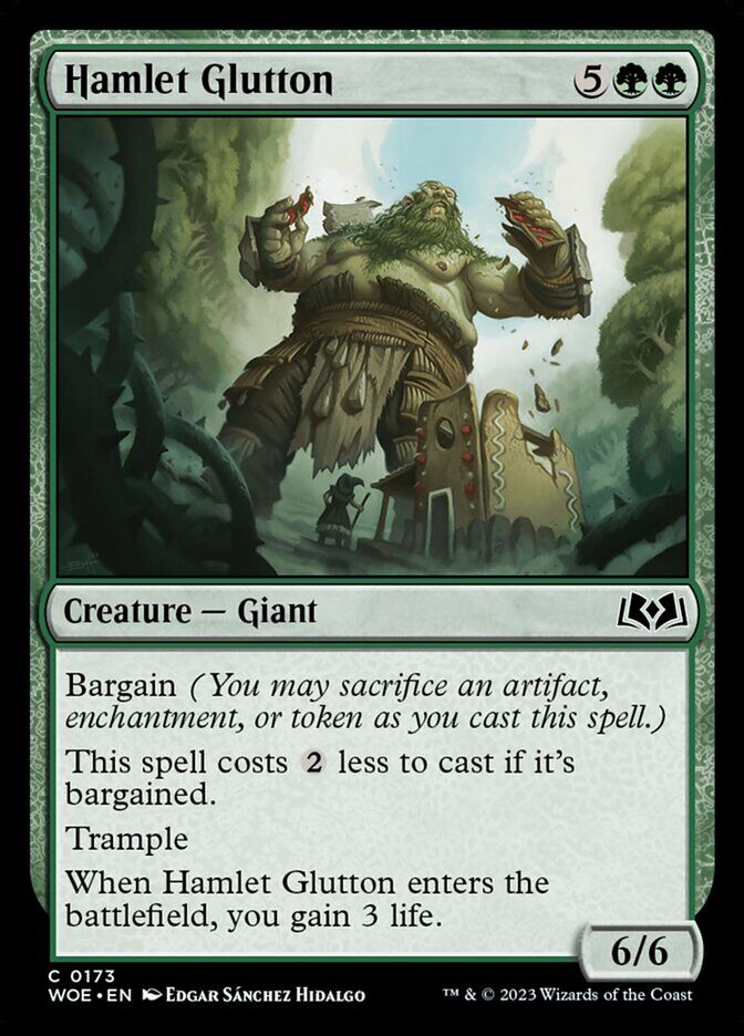 Wilds of Eldraine #173 Hamlet Glutton