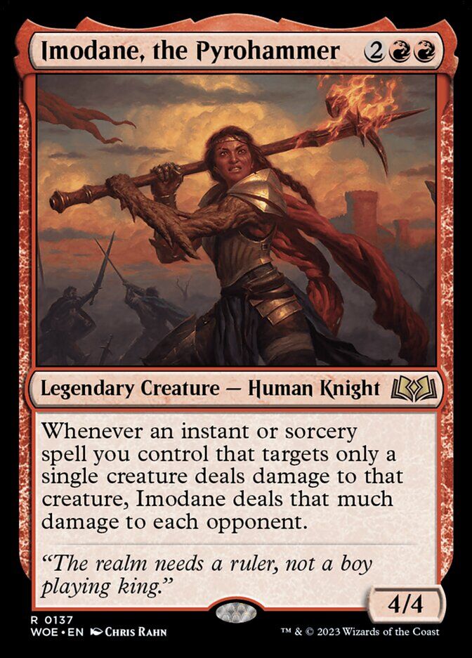 Wilds of Eldraine #137 Imodane, the Pyrohammer